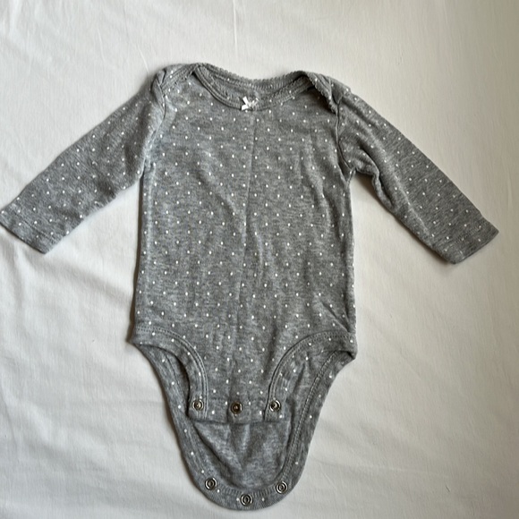 Carter’s Baby Girl’s Bundle of 3 Long Sleeve Onesies and 3 Pants Size 3 Months - Picture 8 of 16